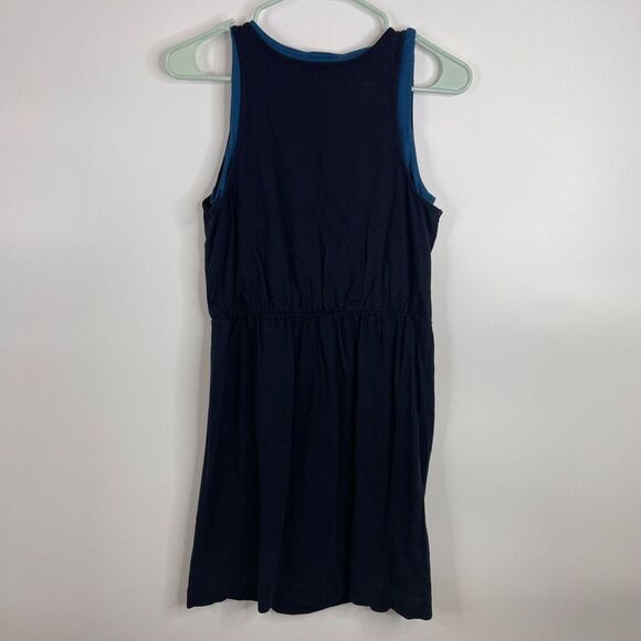 Loft Ann Taylor Womens Casual Dress Size S Blue Sleeveless Round Neck Lined - Picture 3 of 4